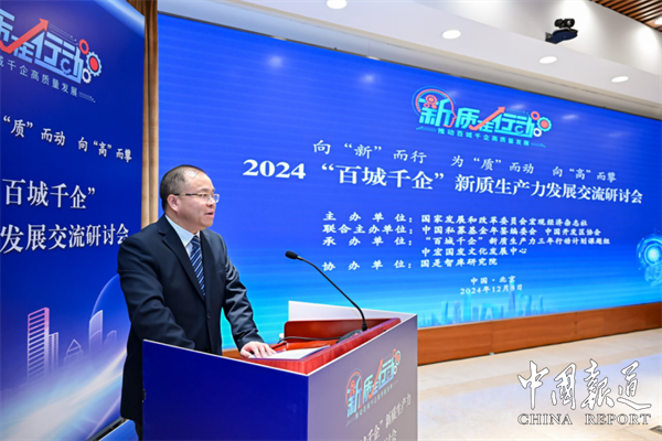 2024“百城千企”新质生产力发展交流研讨会在京举办